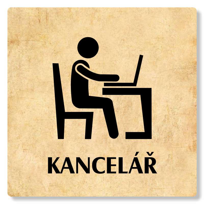 Piktogram Kancelář s textem
