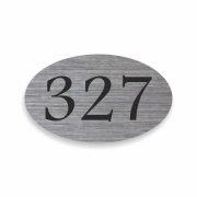Číslo na dveře typ E – samolepka stříbrná, 50x30mm