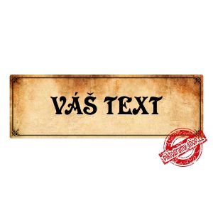 Váš text, 200x66mm Montana 