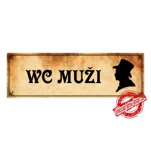 WC muži, 200x66mm Montana
