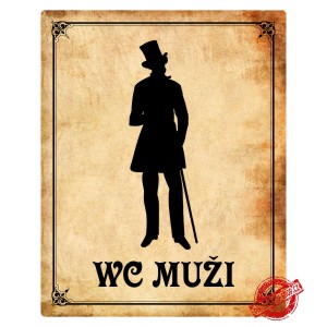 WC muži, 120x150mm, Montanta