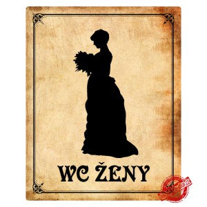 WC ženy, 120x150mm, Montanta