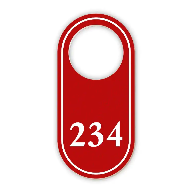 Šatní visačka, rozměr 50x80 mm