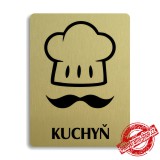 Piktogram Kuchyň, zlatý 100x133mm Oregon