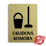 Piktogram Úklidová místnost, 100x133mm 