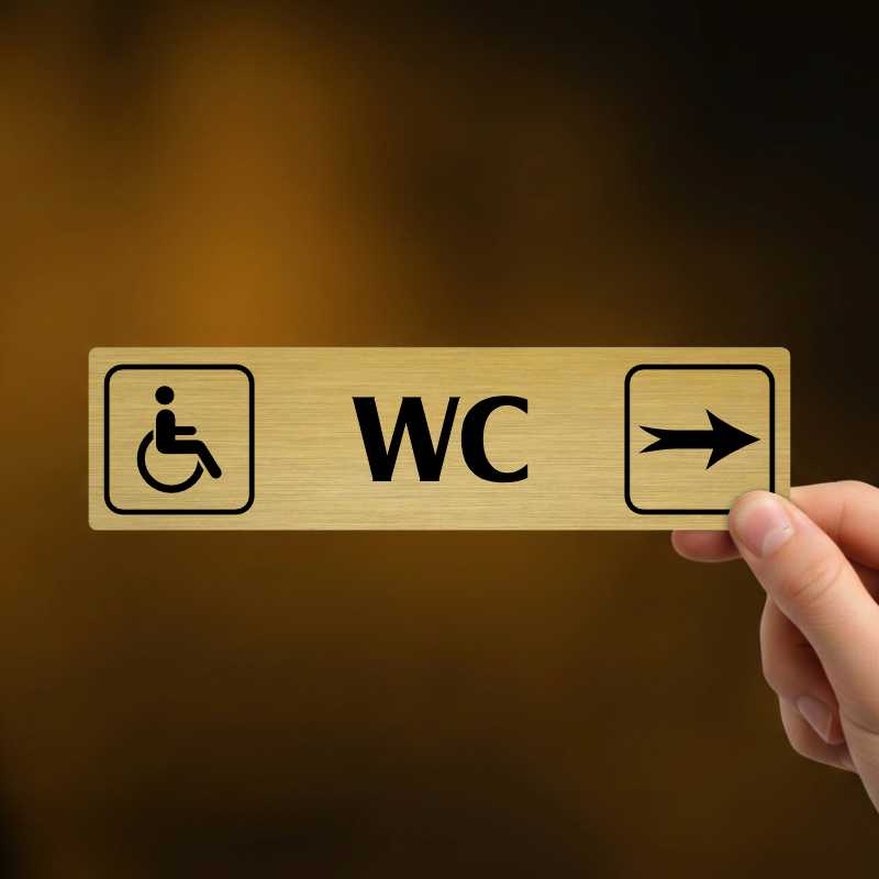 WC invalida vpravo, Florida, zlatá