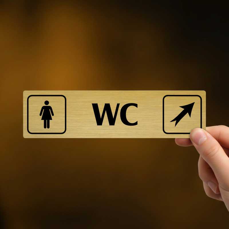 WC ženy vpravo nahoru, Florida, zlatá