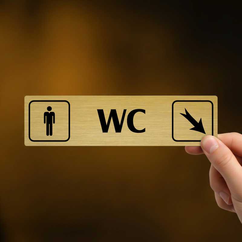 WC muži vpravo dolů, Florida, zlatá