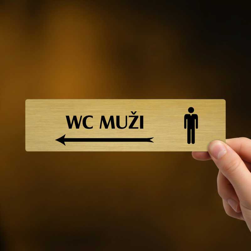 WC muži vlevo, Florida, stříbrná