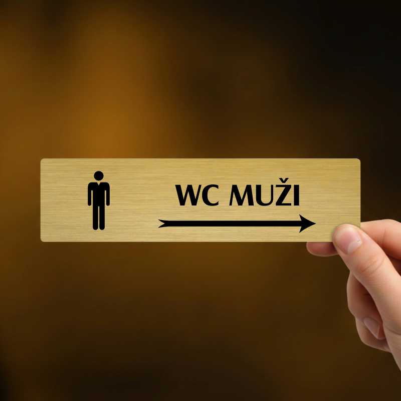 WC muži vpravo, Florida, stříbrná