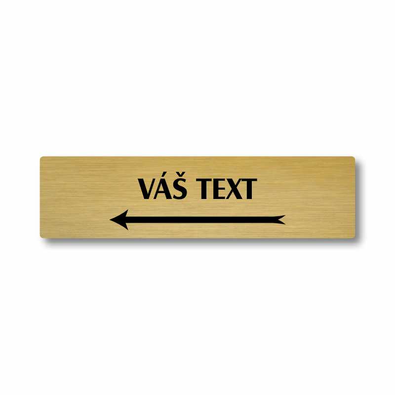 Váš text šipka vlevo, Florida, stříbrná