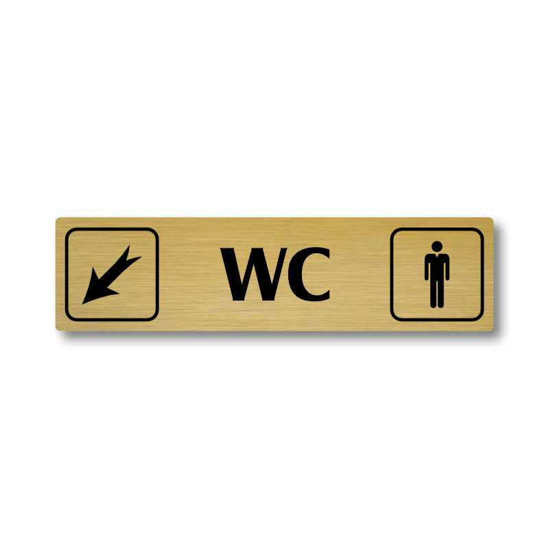 WC muži vlevo dolů, Florida, stříbrná