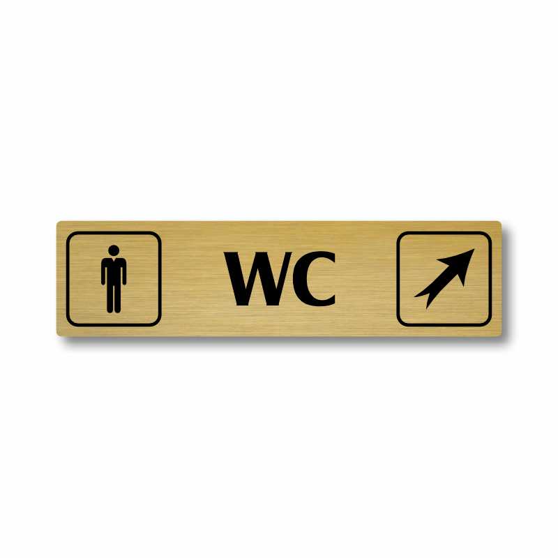 WC muži vpravo nahoru, Florida, zlatá
