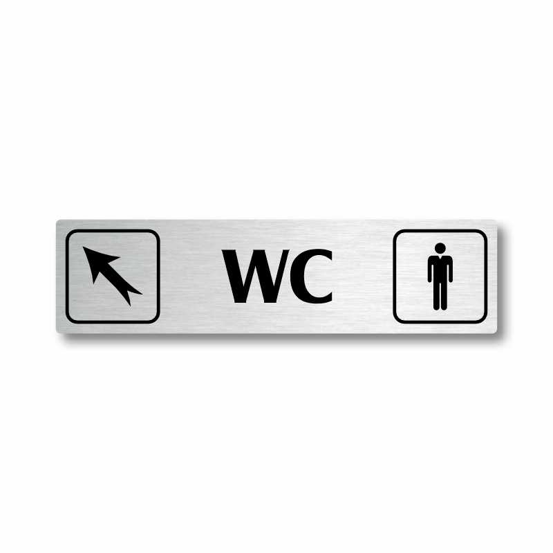 WC muži vlevo nahoru, Florida, stříbrná