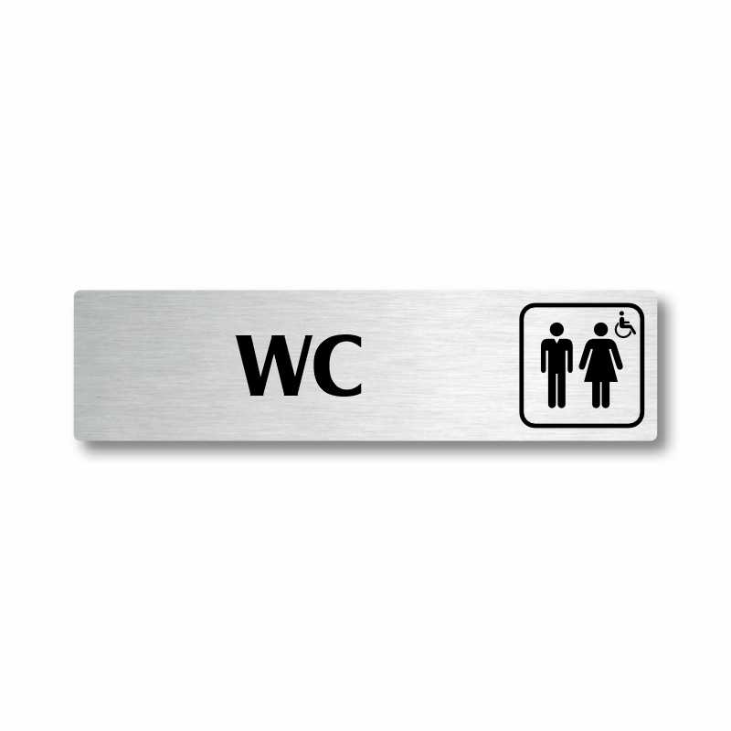 WC společné a invalida, Florida, stříbrná