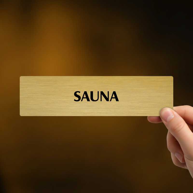 Sauna, popiska, 180x45mm
