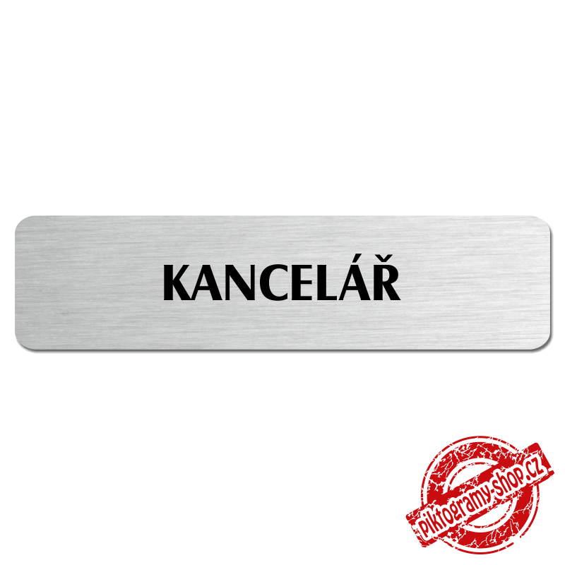Kancelář, popiska, 180x45mm