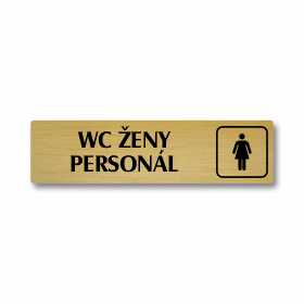 WC ženy personál, Florida, zlatá