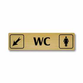 WC ženy vlevo dolů, Florida, zlatá