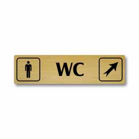 WC muži vpravo nahoru, Florida, zlatá