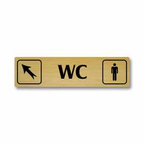 WC muži vlevo nahoru, Florida, zlatá