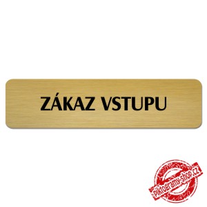 Zákaz vstupu, Florida, zlatá