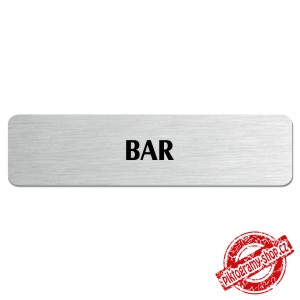 Bar, popiska, 180x45mm 