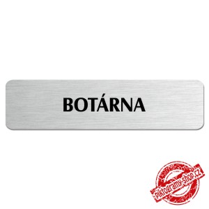 Botárna, popiska, 180x45mm
