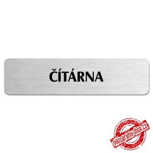 Čítárna, popiska, 180x45mm