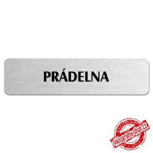 Prádelna, popiska, 180x45mm