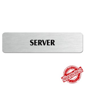 Server, popiska, 180x45mm