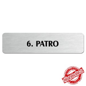 6.patro, popiska, 180x45mm