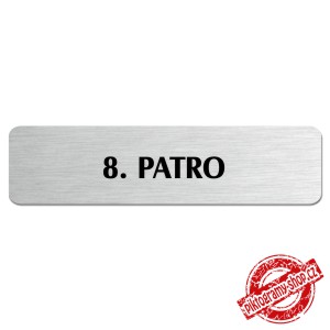 8. patro, popiska, 180x45mm