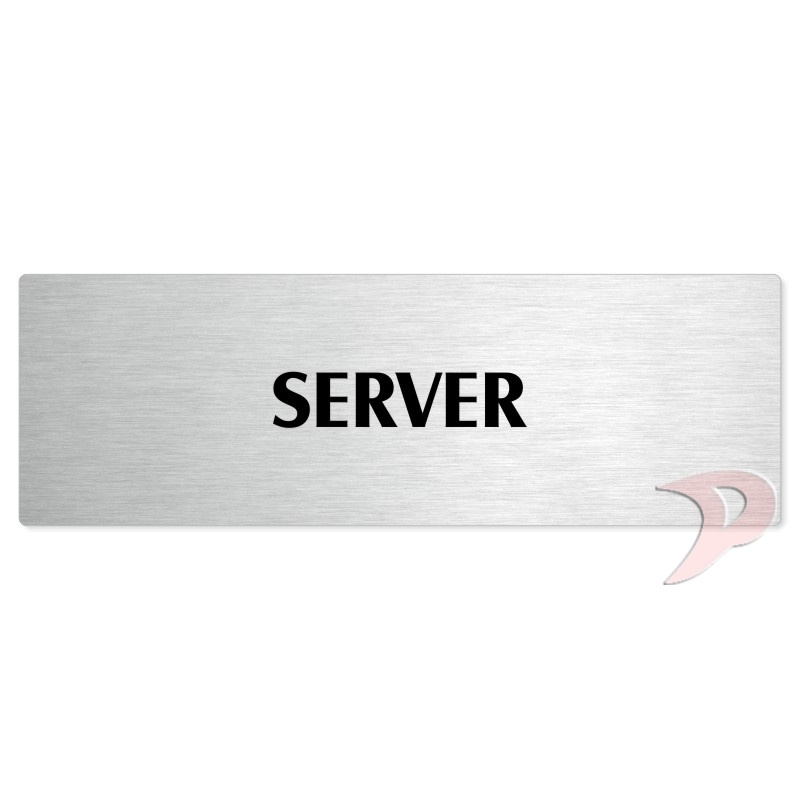 Server, 240x79mm, stříbrná popiska 