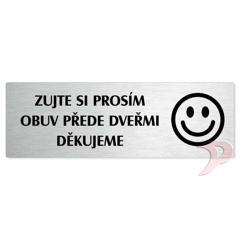 Zujte se, 200x66mm, stříbrná popiska