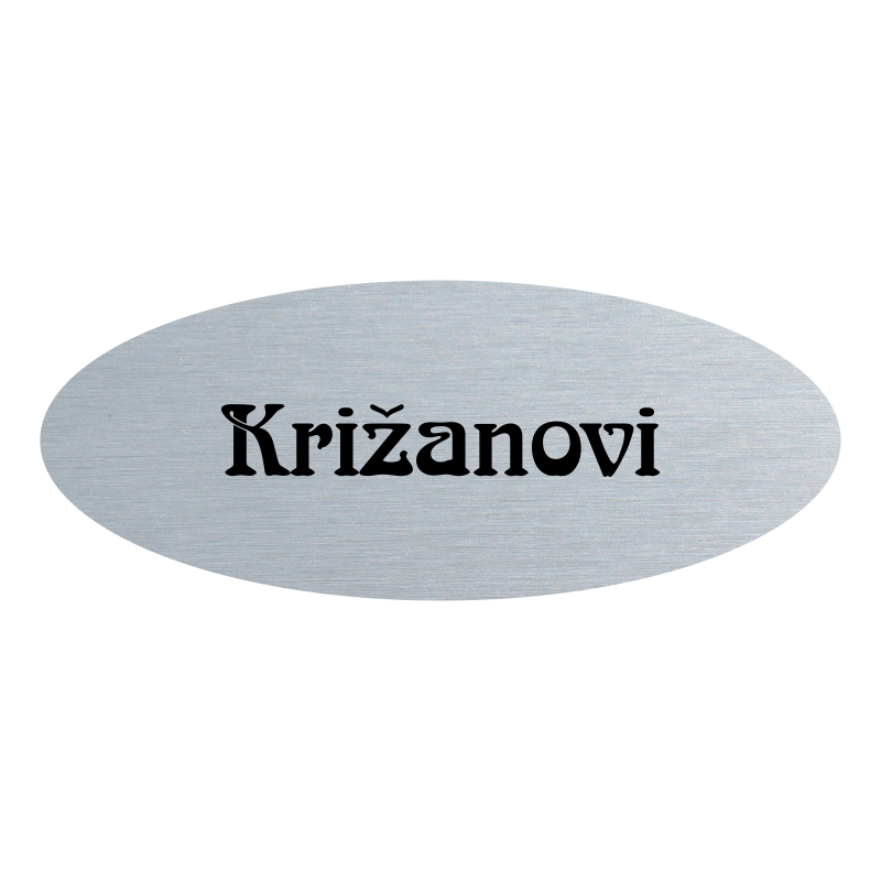 Jmenovka na dveře, typ 10