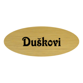 Jmenovka na dveře, typ 10