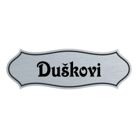 Jmenovka na dveře, typ 5