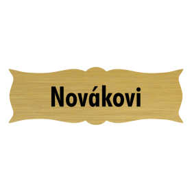 Jmenovka na dveře, typ 7