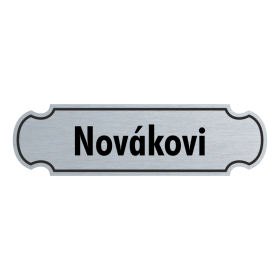 Jmenovka na dveře, typ 3
