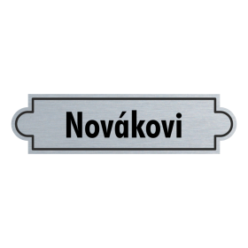 Jmenovka na dveře, typ 6