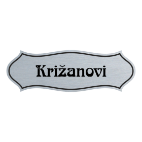 Jmenovka na dveře, typ 5