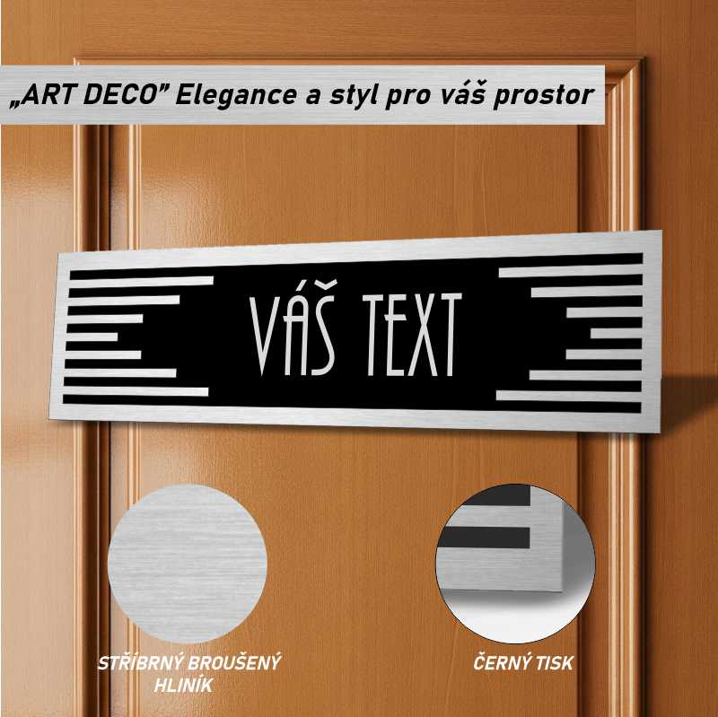 Cedulka na dveře - Váš text