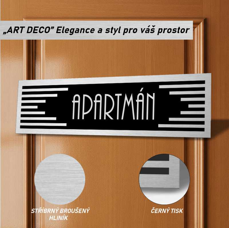 Cedulka na dveře - Apartmán