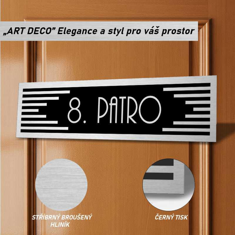 Cedulka na dveře - 8. patro