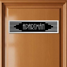 Cedulka na dveře - Apartmán
